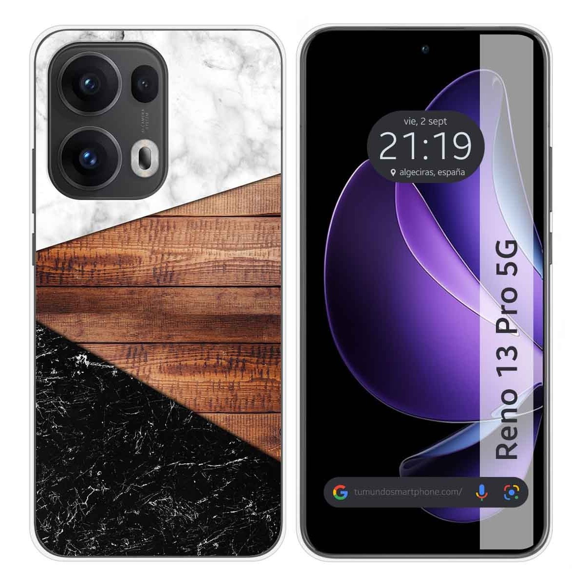 Funda Silicona para Oppo Reno 13 Pro 5G diseño Mármol 11 Dibujos