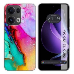 Funda Silicona para Oppo Reno 13 Pro 5G diseño Mármol 15 Dibujos