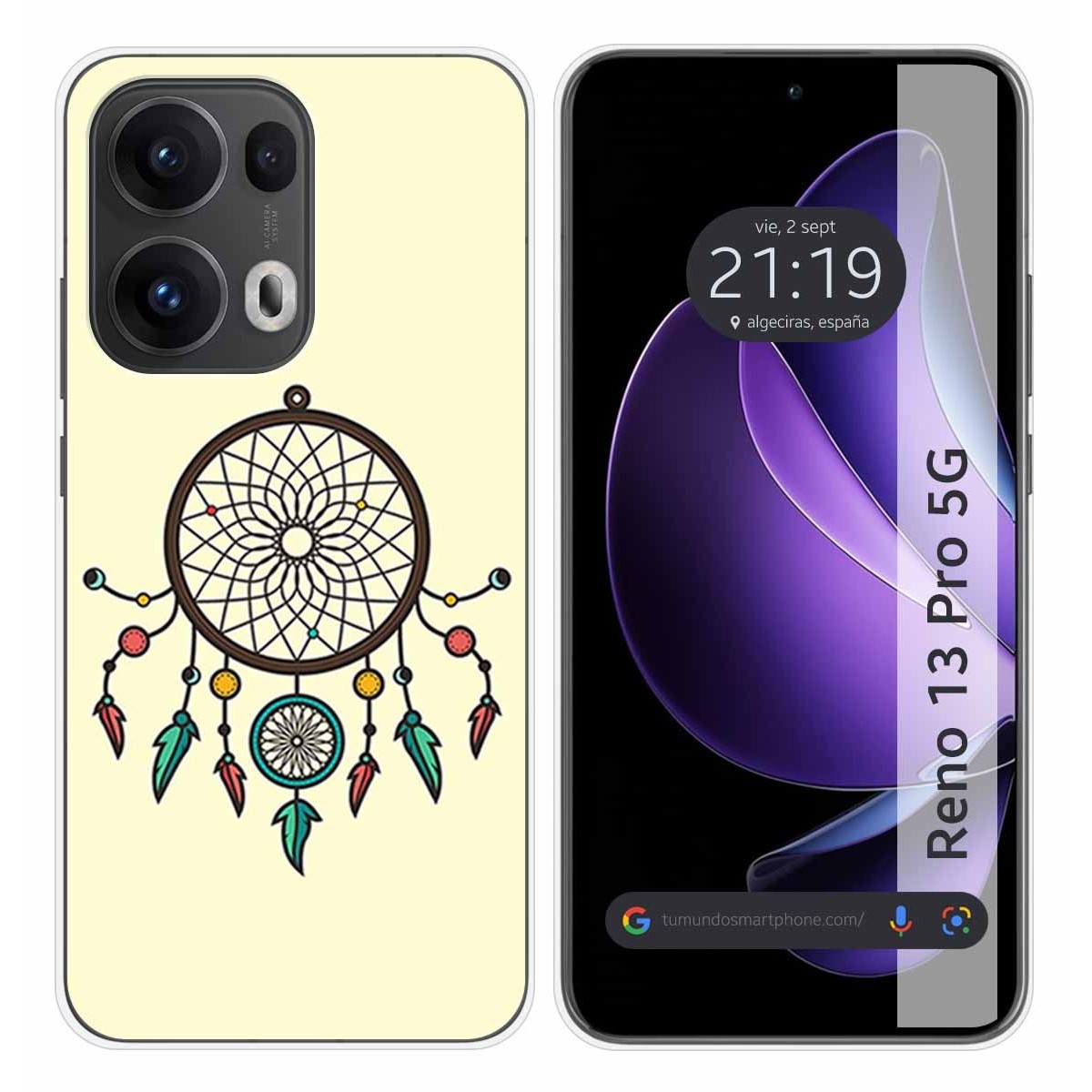 Funda Silicona para Oppo Reno 13 Pro 5G diseño Atrapasueños Dibujos