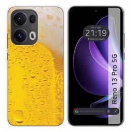 Funda Silicona para Oppo Reno 13 Pro 5G diseño Cerveza Dibujos