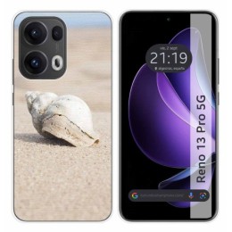 Funda Silicona para Oppo Reno 13 Pro 5G diseño Concha Dibujos