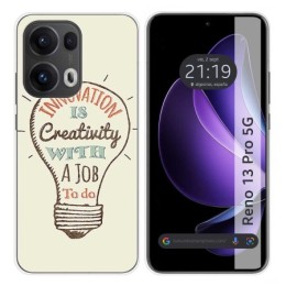 Funda Silicona para Oppo Reno 13 Pro 5G diseño Creativity Dibujos