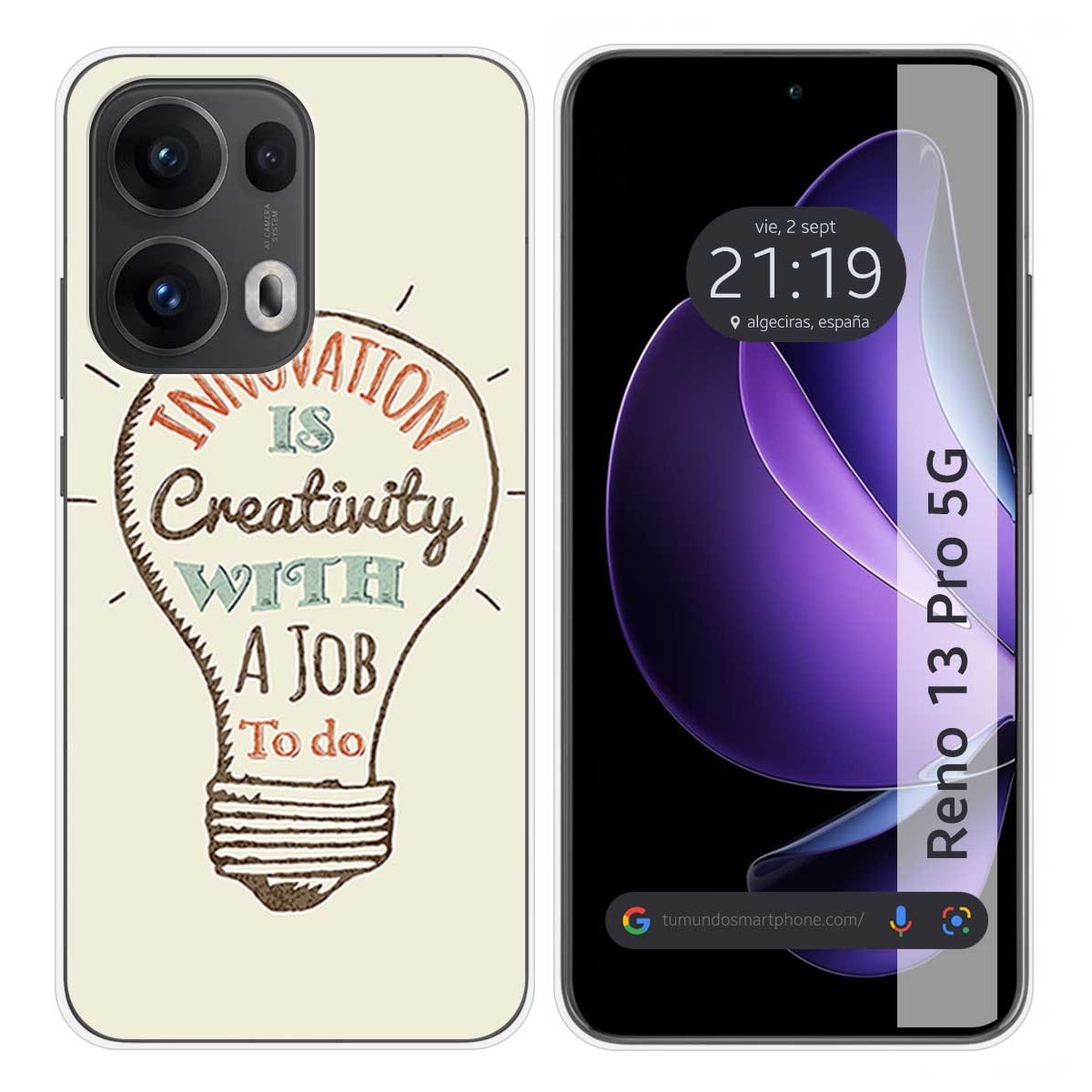 Funda Silicona para Oppo Reno 13 Pro 5G diseño Creativity Dibujos