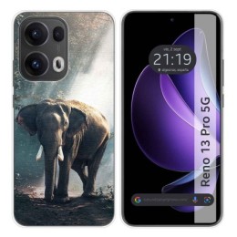 Funda Silicona para Oppo Reno 13 Pro 5G diseño Elefante Dibujos