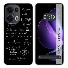 Funda Silicona para Oppo Reno 13 Pro 5G diseño Formulas Dibujos