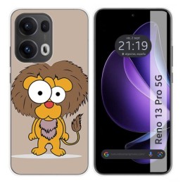 Funda Silicona para Oppo Reno 13 Pro 5G diseño Leon Dibujos