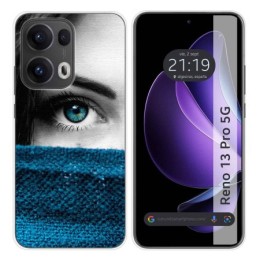 Funda Silicona para Oppo Reno 13 Pro 5G diseño Ojo Dibujos