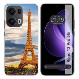 Funda Silicona para Oppo Reno 13 Pro 5G diseño Paris Dibujos