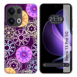 Funda Silicona para Oppo Reno 13 Pro 5G diseño Radial Dibujos