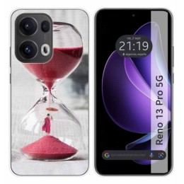 Funda Silicona para Oppo Reno 13 Pro 5G diseño Reloj Dibujos