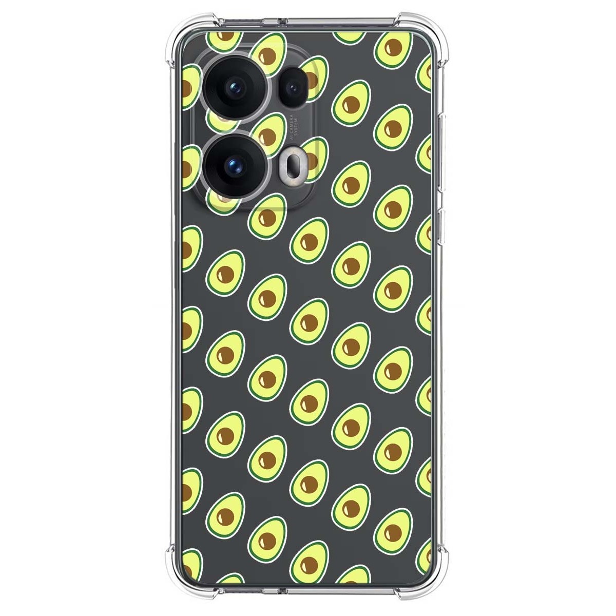Funda Silicona Antigolpes para Oppo Reno 13 Pro 5G diseño Aguacate Dibujos
