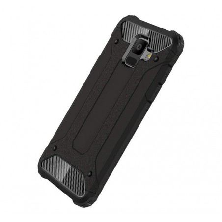Funda Tipo Hybrid Tough Armor (Pc+Tpu) Negra para Samsung Galaxy A6 (2018)