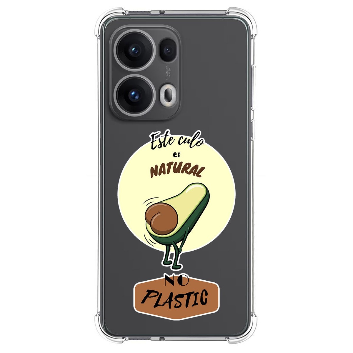Funda Silicona Antigolpes para Oppo Reno 13 Pro 5G diseño Culo Natural Dibujos