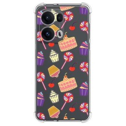 Funda Silicona Antigolpes para Oppo Reno 13 Pro 5G diseño Dulces 01 Dibujos