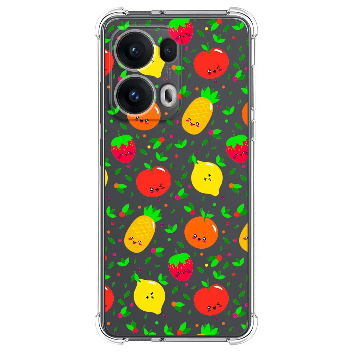 Funda Silicona Antigolpes para Oppo Reno 13 Pro 5G diseño Frutas 01 Dibujos