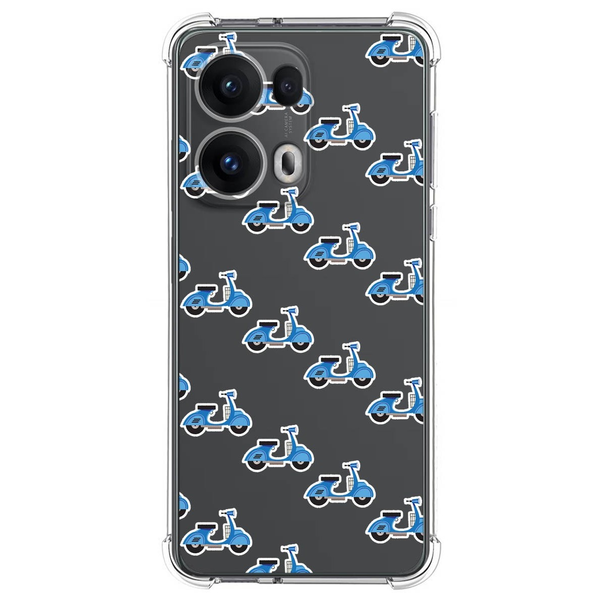 Funda Silicona Antigolpes para Oppo Reno 13 Pro 5G diseño Scooter Dibujos