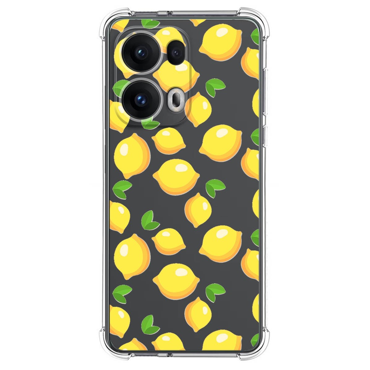 Funda Silicona Antigolpes para Oppo Reno 13 Pro 5G diseño Limones Dibujos