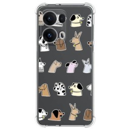 Funda Silicona Antigolpes para Oppo Reno 13 Pro 5G diseño Perros Dibujos