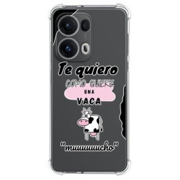 Funda Silicona Antigolpes para Oppo Reno 13 Pro 5G diseño Vaca Dibujos