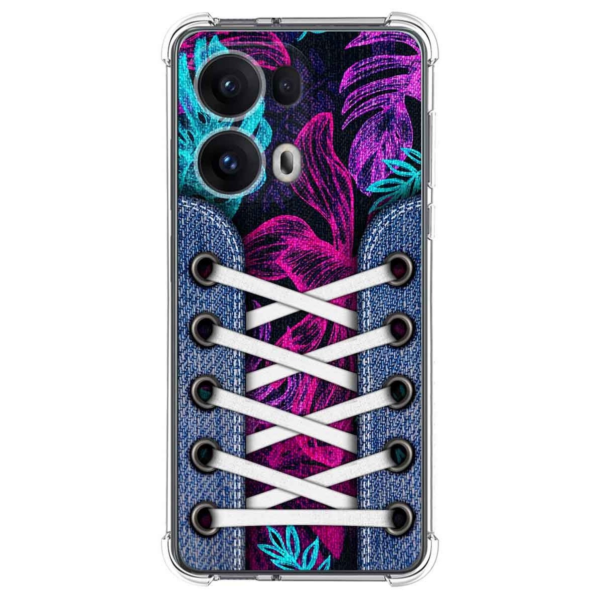 Funda Silicona Antigolpes para Oppo Reno 13 Pro 5G diseño Zapatillas 07 Dibujos