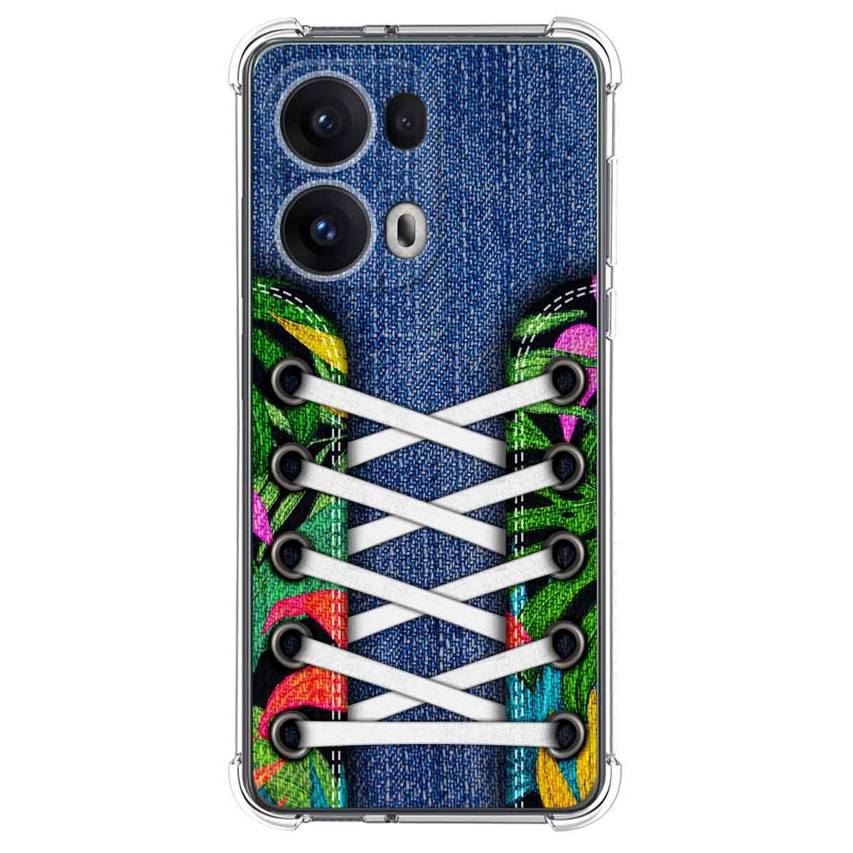 Funda Silicona Antigolpes para Oppo Reno 13 Pro 5G diseño Zapatillas 13 Dibujos