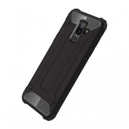 Funda Tipo Hybrid Tough Armor (Pc+Tpu) Negra para Samsung Galaxy A6 Plus (2018)