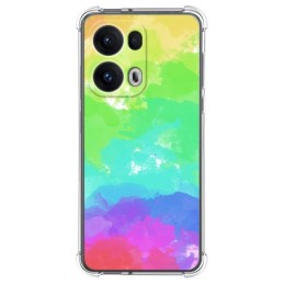 Funda Silicona Antigolpes para Oppo Reno 13 Pro 5G diseño Acuarela 03 Dibujos