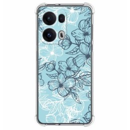 Funda Silicona Antigolpes para Oppo Reno 13 Pro 5G diseño Flores 03 Dibujos