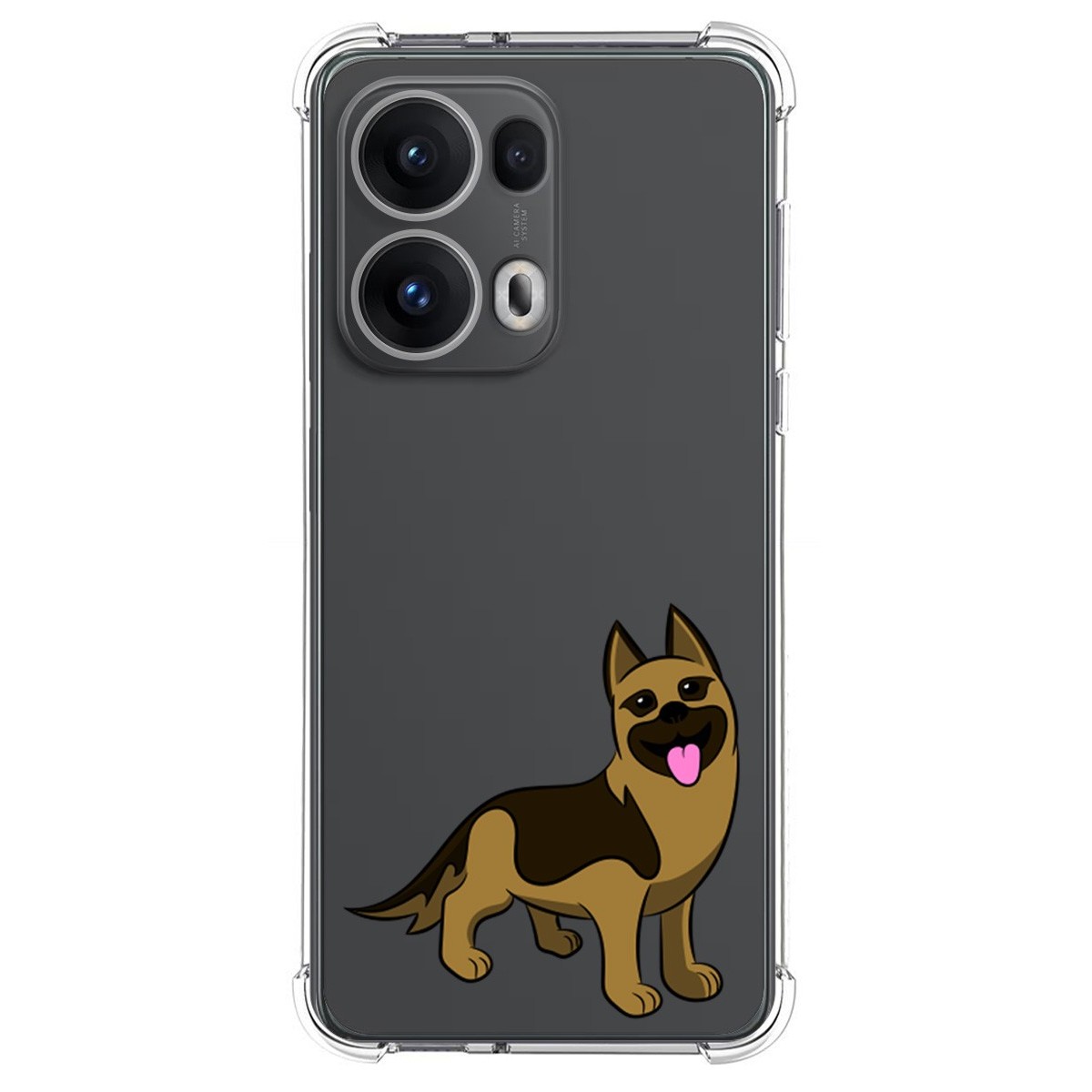 Funda Silicona Antigolpes para Oppo Reno 13 Pro 5G diseño Perros 03 Dibujos