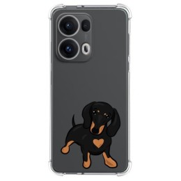 Funda Silicona Antigolpes para Oppo Reno 13 Pro 5G diseño Perros 04 Dibujos