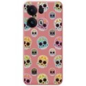 Funda Silicona Líquida Rosa para Oppo Reno 13 Pro 5G diseño Catrina Dibujos