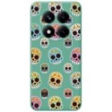 Funda Silicona Líquida Verde para Xiaomi Redmi Note 14 Pro 4G diseño Catrina Dibujos