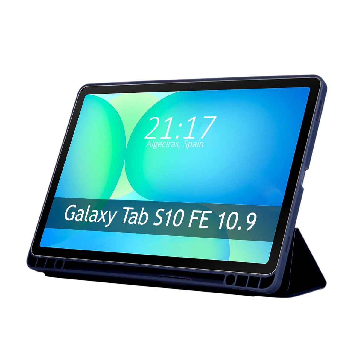 Funda con tapa Smart para Samsung Galaxy Tab S10 FE color Azul