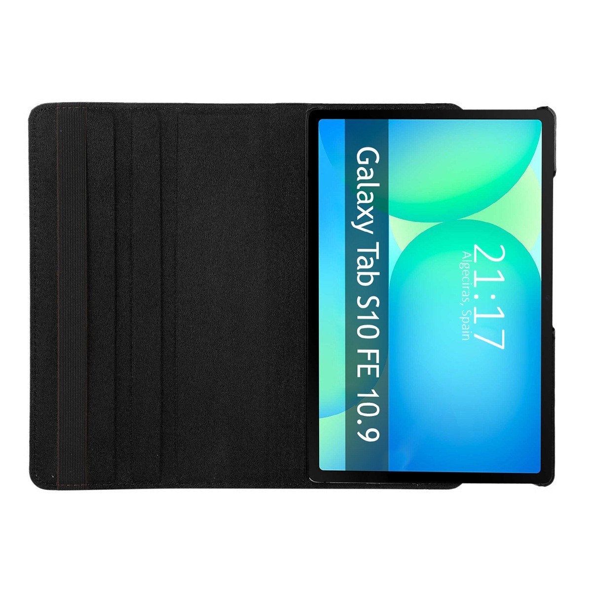 Funda Giratoria 360 para Samsung Galaxy Tab S10 FE color Negra