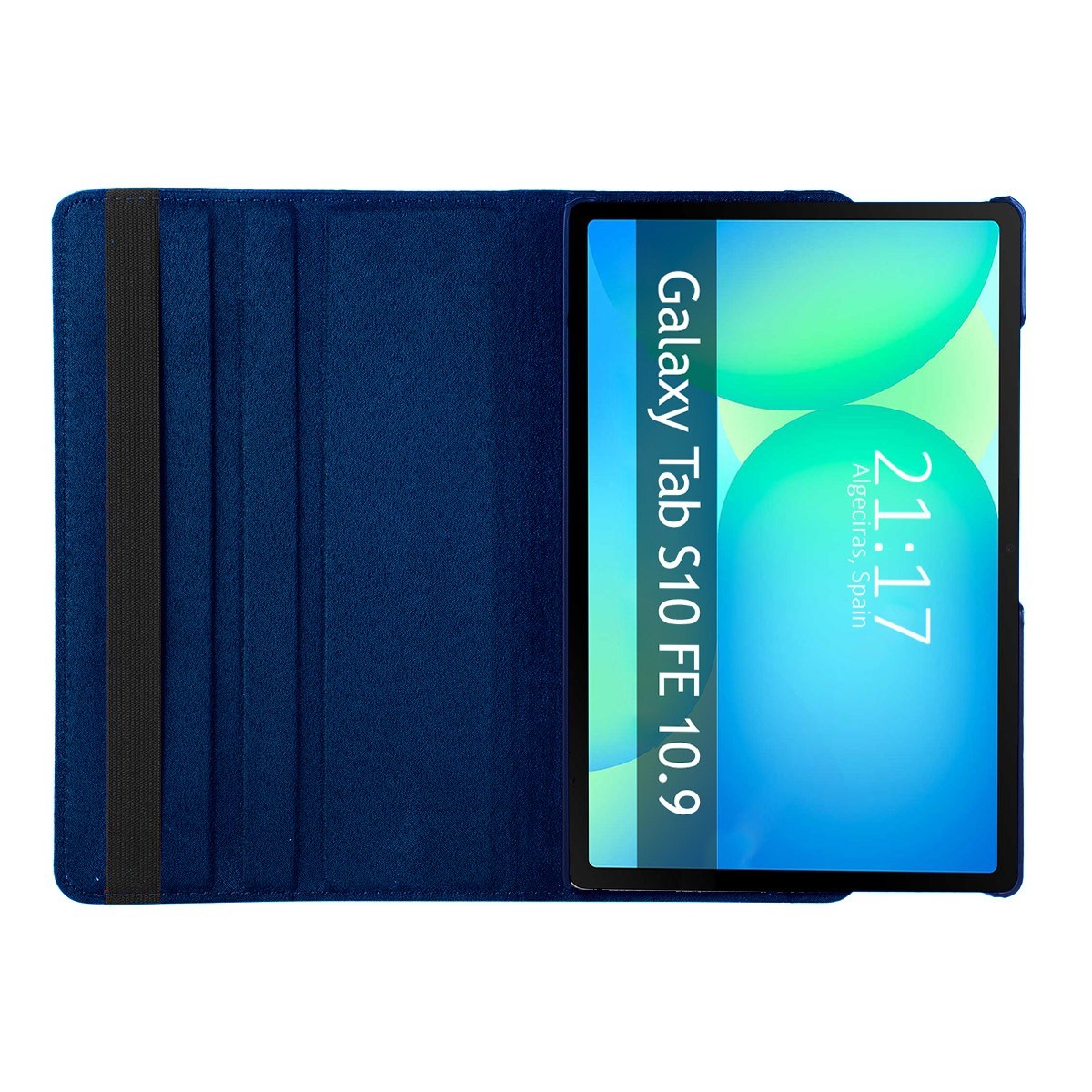 Funda Giratoria 360 para Samsung Galaxy Tab S10 FE color Azul