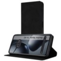 Funda Libro de Polipiel con tarjetero para Xiaomi Redmi Note 14 4G color Negra
