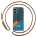 Personaliza tu Funda Colgante Transparente para Motorola Moto G05 / E15 con Cordon Camel Dibujo Personalizada