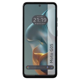 Protector Cristal Templado Completo 5D Full Glue Negro para Motorola Moto G05 / E15 Vidrio 2