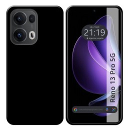 Funda Silicona Gel TPU Negra para Oppo Reno 13 Pro 5G