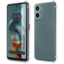 Funda Silicona Antigolpes Transparente para Motorola Moto G05 / E15