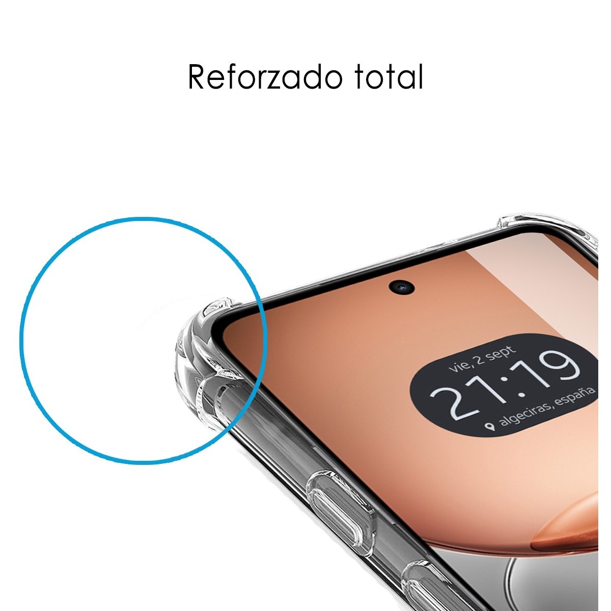 Funda Silicona Antigolpes Transparente para Realme C75