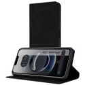 Funda Libro de Polipiel con tarjetero para iPhone 16e (6.1) color Negra
