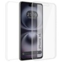 Funda Doble Transparente Pc + Tpu Full Body 360 para iPhone 16e (6.1)