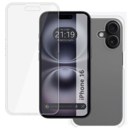 Funda Doble Transparente Pc + Tpu Full Body 360 para iPhone 16e (6.1) 2