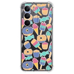 Funda Silicona Antigolpes para Realme C75 diseño Dulces 02 Dibujos