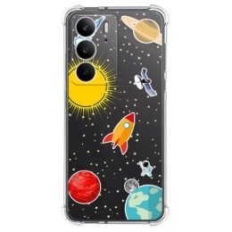 Funda Silicona Antigolpes para Realme C75 diseño Espacio Dibujos