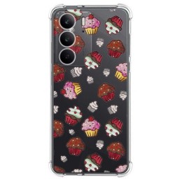 Funda Silicona Antigolpes para Realme C75 diseño Muffins Dibujos