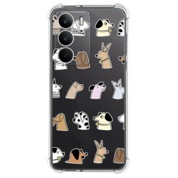 Funda Silicona Antigolpes para Realme C75 diseño Perros Dibujos