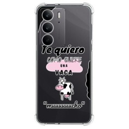 Funda Silicona Antigolpes para Realme C75 diseño Vaca Dibujos
