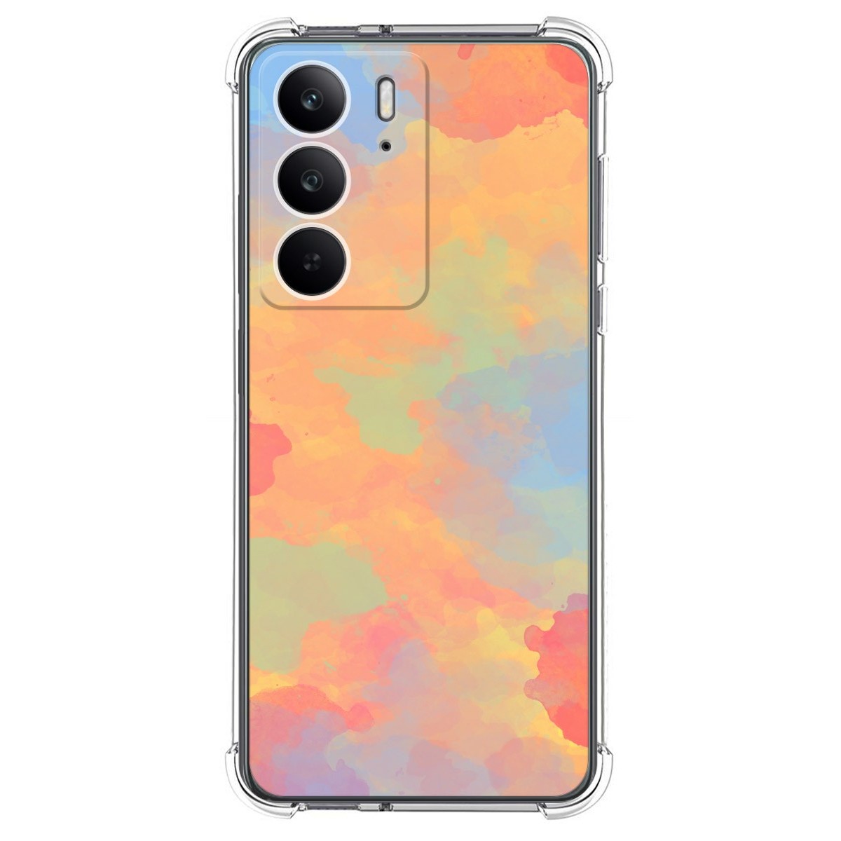 Funda Silicona Antigolpes para Realme C75 diseño Acuarela 08 Dibujos